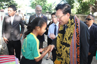 Tình cảm nồng hậu của thầy - trò Đông Timor với Bộ trưởng Phạm Vũ Luận ảnh 1