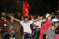 Sinh viên hào hứng trước giờ chung kết U23 Châu Á ảnh 1 Sinh viên hào hứng trước giờ chung kết U23 Châu Á ảnh 1