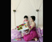 Tiểu công chúa xinh đẹp của hoa hậu Nguyễn Thị Huyền