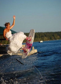 Ảnh vui Khi cô dâu quậy