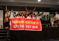 Cần Thơ: Lần đầu tiên có HS đạt giải tại Ngày hội Robothon Quốc tế 2017 ảnh 1