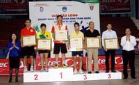 Kết thúc giải cầu lông “Người giáo viên nhân dân” toàn quốc lần thứ VI ảnh 1