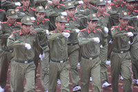 Hoành tráng hàng nghìn sinh viên đội mưa diễu hành ảnh 12