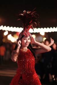 Màn trình diễn của các cô gái tại lễ hội luôn được chú ý nhất.