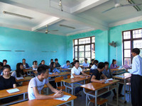 Sáng nay, thí sinh cả nước làm thủ tục dự thi THPT quốc gia ảnh 10