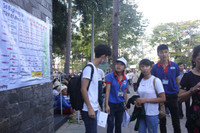 Sáng nay, thí sinh cả nước làm thủ tục dự thi THPT quốc gia ảnh 47