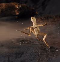 Thằn lằn Basilisk - bậc thầy về lướt siêu tốc trên mặt nước ảnh 7