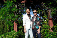 Hoa hậu Thùy Dung diện váy xẻ ngực làm vedette ở Mỹ