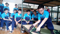 Học sinh hào hứng tham gia học tập trải nghiệm môn GDQP và AN ảnh 2