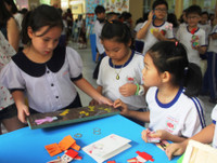 Ấm áp ngày hội Xuân yêu thương của học sinh tiểu học ảnh 1