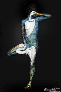 Cô gái có tài “biến” người thành động vật hoang dã ảnh 7 body painting, Shannon Holt