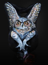 Cô gái có tài “biến” người thành động vật hoang dã ảnh 3 body painting, Shannon Holt