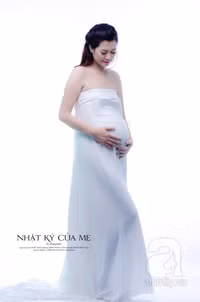 bộ ảnh bầu chồng chụp cho vợ