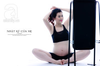 Bộ ảnh bầu đẹp không tì vết của mẹ Việt 9x do chính chồng bấm máy ảnh 9 bộ ảnh bầu chồng chụp cho vợ