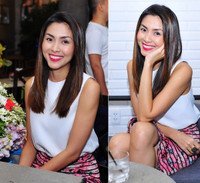 Đẹp rực rỡ với váy họa tiết như sao Việt 