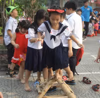 Học sinh thích thú với ngày hội trò chơi dân gian ảnh 8