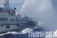 Cận cảnh vòi rồng tàu Trung Quốc làm bị thương thêm 3 kiểm ngư viên Việt Nam ảnh 4