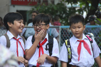  Học sinh TPHCM háo hức tựu trường ảnh 9