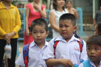  Học sinh TPHCM háo hức tựu trường ảnh 7