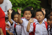  Học sinh TPHCM háo hức tựu trường ảnh 6