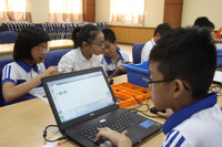 Học sinh Hà Nội hào hứng trước thềm Robothon quốc gia ảnh 11