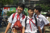 Thi vào lớp 10 tại TP.HCM: Đề Toán khó hơn năm ngoái, nhiều dữ liệu gần gũi với học sinh ảnh 6