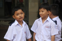  Học sinh TPHCM tựu trường năm học mới ảnh 7