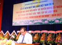 Cà Mau vinh danh, tuyên dương 114 nhà giáo, học sinh tiêu biểu ảnh 2 Cà Mau vinh danh, tuyên dương 114 nhà giáo, học sinh tiêu biểu ảnh 2