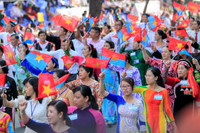 Mãn nhãn lễ tổng duyệt diễu binh, diễu hành kỷ niệm 30/4 ảnh 13 Mãn nhãn lễ tổng duyệt diễu binh, diễu hành kỷ niệm 30/4 ảnh 13