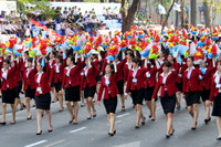 Mãn nhãn lễ tổng duyệt diễu binh, diễu hành kỷ niệm 30/4 ảnh 16 Mãn nhãn lễ tổng duyệt diễu binh, diễu hành kỷ niệm 30/4 ảnh 16