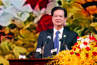 Thủ tướng dự lễ đón nhận danh hiệu huyện nông thôn mới đầu tiên cả nước ảnh 1 Thủ tướng dự lễ đón nhận danh hiệu huyện nông thôn mới đầu tiên cả nước ảnh 1