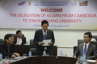 Đoàn cựu lưu học sinh Campuchia tham quan và giao lưu tại Trường ĐH Tôn Đức Thắng ảnh 9