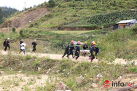 Vụ sập hầm thủy điện: Vừa đào hầm phụ, vừa thực tập sơ cứu công nhân ảnh 1