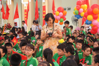 Rạng rỡ nụ cười nơi ngôi trường mới mở ảnh 9