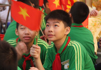 Rạng rỡ nụ cười nơi ngôi trường mới mở ảnh 14