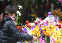 Chùm ảnh: Chợ hoa nổi tiếng nhất Hà Nội ngày giáp Tết - Ảnh 8