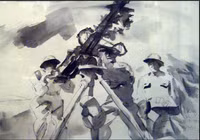 Ký họa thời chiến - di sản nghệ thuật của PGS. Họa sĩ Huy Oánh ảnh 3 Ký họa thời chiến - di sản nghệ thuật của PGS. Họa sĩ Huy Oánh ảnh 3