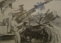 Ký họa thời chiến - di sản nghệ thuật của PGS. Họa sĩ Huy Oánh ảnh 4 Ký họa thời chiến - di sản nghệ thuật của PGS. Họa sĩ Huy Oánh ảnh 4