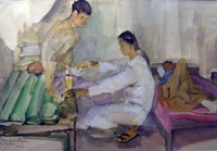 Ký họa thời chiến - di sản nghệ thuật của PGS. Họa sĩ Huy Oánh ảnh 6 Ký họa thời chiến - di sản nghệ thuật của PGS. Họa sĩ Huy Oánh ảnh 6