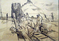 Ký họa thời chiến - di sản nghệ thuật của PGS. Họa sĩ Huy Oánh ảnh 1