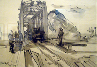 Ký họa thời chiến - di sản nghệ thuật của PGS. Họa sĩ Huy Oánh ảnh 2