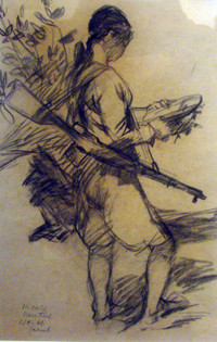 Ký họa thời chiến - di sản nghệ thuật của PGS. Họa sĩ Huy Oánh ảnh 5 Ký họa thời chiến - di sản nghệ thuật của PGS. Họa sĩ Huy Oánh ảnh 5