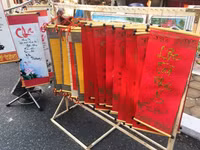 Nhộn nhịp người xin chữ, mua tranh ở phố ông đồ Tây Đô ngày giáp Tết ảnh 5