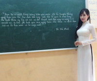 Nữ sinh Việt xinh xắn, viết chữ đẹp ảnh 8