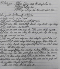 Nữ sinh Việt xinh xắn, viết chữ đẹp ảnh 6