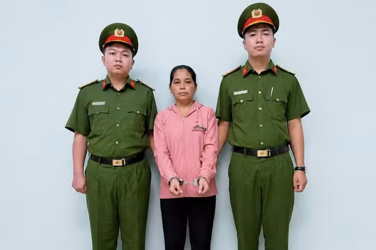 Triệu Thị Tâm bị Công an TPHCM bắt khẩn cấp. Ảnh: Công an TPHCM.