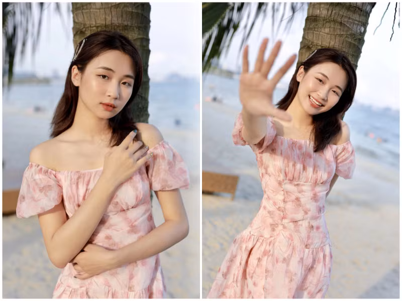 “Mình đã khóc vì bất ngờ và hạnh phúc. Nhưng đồng nghĩa với đó, mình cũng hơi cảm thấy áp lực vì phải cố gắng làm sao để hoàn thành tốt sứ mệnh của mình." Khánh Linh cho biết. Nhan sắc xinh đẹp của nữ sinh Đại học Hà Nội đạt giải Á khôi Tây Bắc