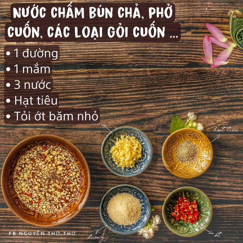 14 công thức pha nước chấm chuẩn không cần nếm, lần nào cũng ngon