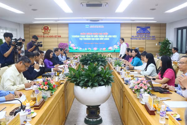 Quang cảnh buổi làm việc.
