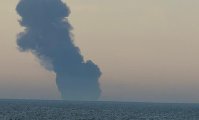 Bộ trưởng Giao thông Thổ Nhĩ Kỳ Abdulkadir Uraloglu cho biết, thông tin nhận được từ con tàu "cho thấy có khả năng xảy ra va chạm với mìn". Ông xác nhận đánh giá ban đầu cho thấy có "tác động bên ngoài". chay-3.jpg